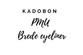Kadobon PMU brede eyeliner