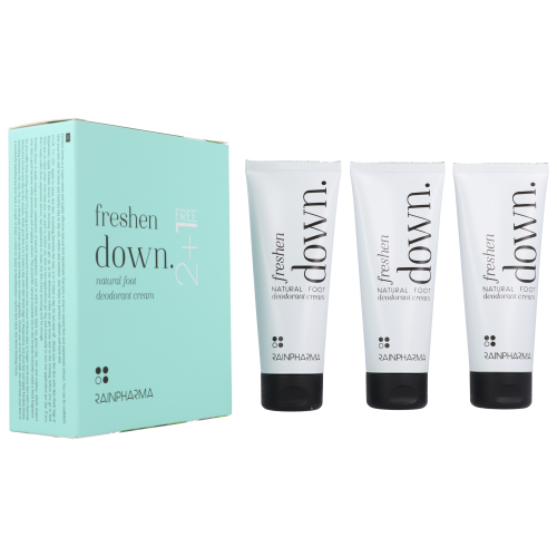 Freshen Down Natural Foot Deodorant Cream TRIO | 3 x 100 ml PROMO